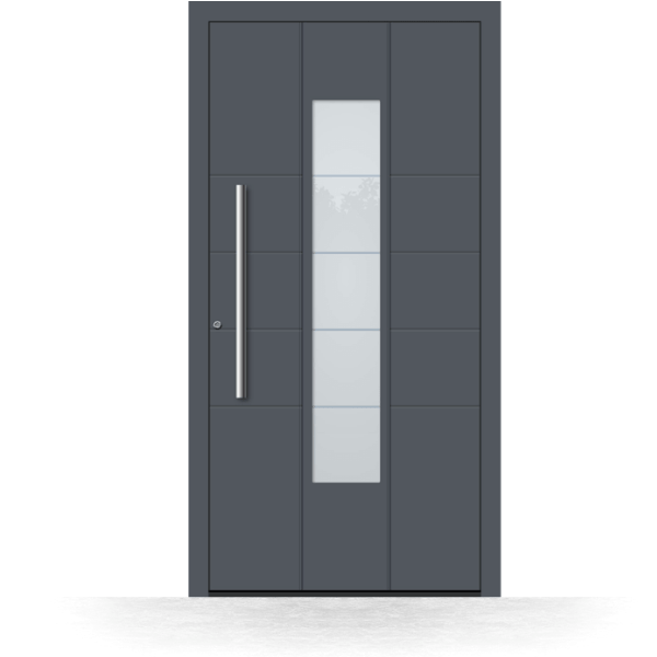 Contemporary Aluminum Entry Door