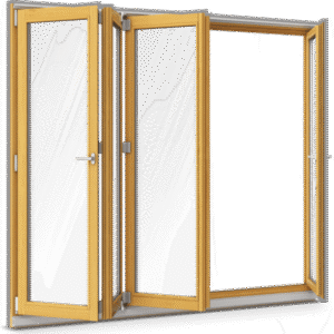 Bi-Fold Sliding Door - Wood-Aluminum