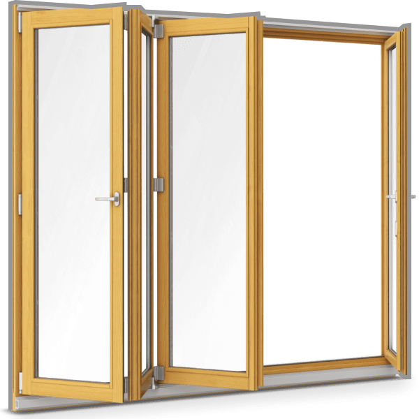 Bi-Fold Sliding Door - Wood-Aluminum