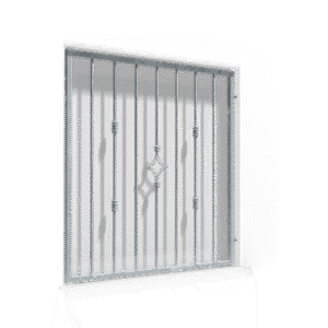 Modern Window Grille - Stainless Steel