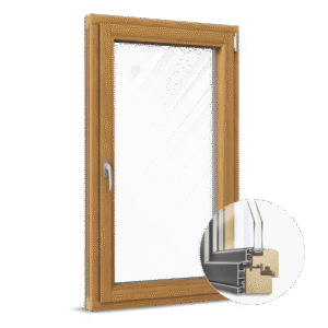 Wood-Aluminum Composite Window