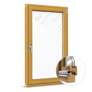 Scandinavian Pine Casement Window