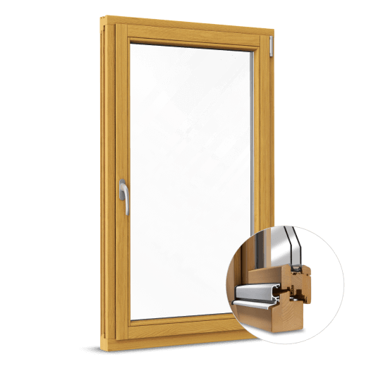 Scandinavian Pine Casement Window