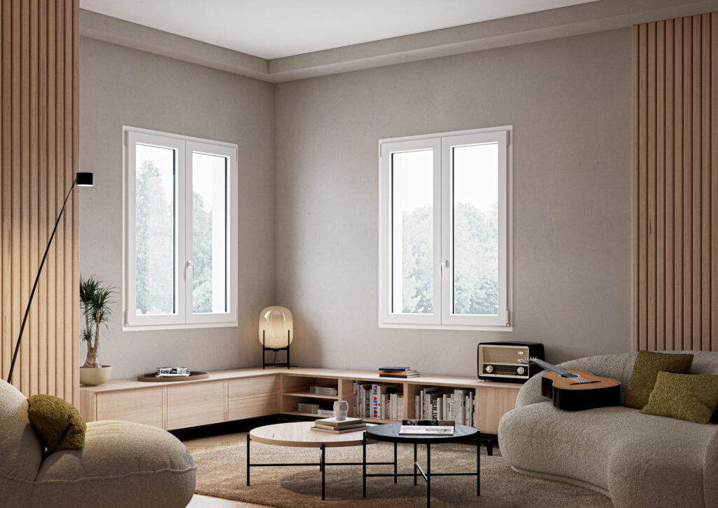 Antea 70 - Finestra in PVC 100% Eco-compatibile