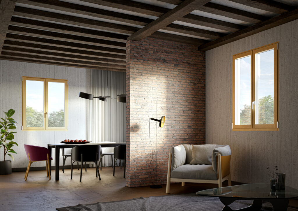 Origin - Finestra in Legno-Alluminio